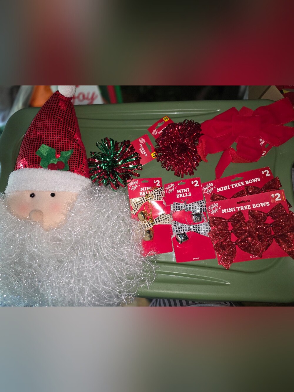 Christmas Decor. Big Bundle. Santa Hanging Decor. All New!!